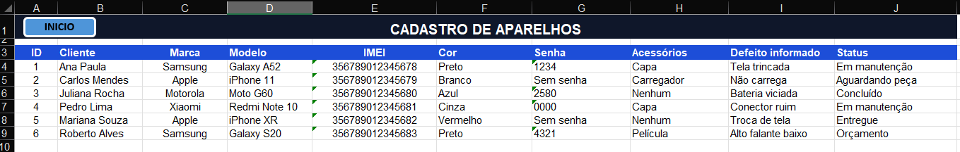 📱 Planilha Assistência Técnica de Celulares Premium com R$ 10 OFF!